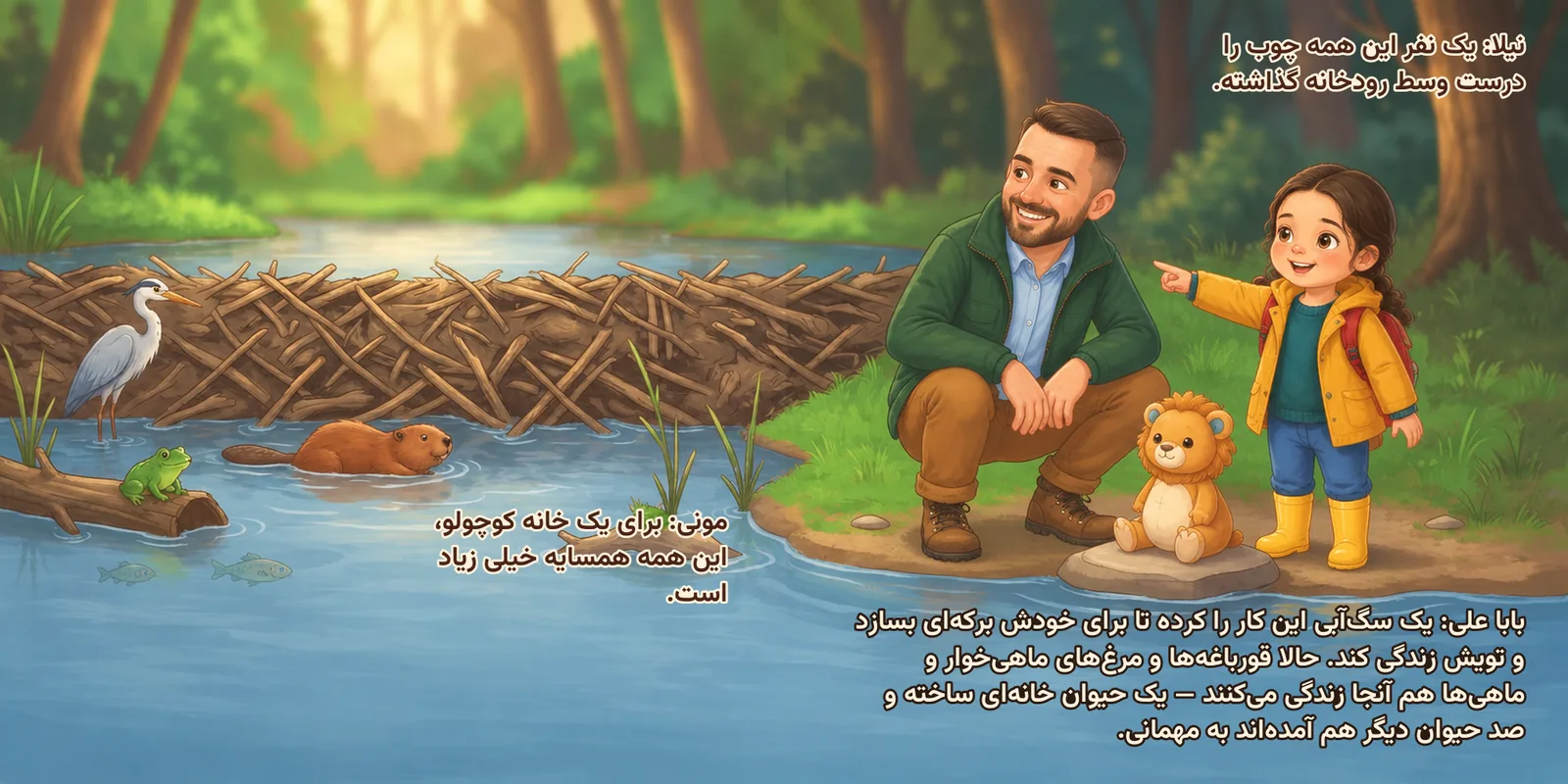 Sample page from Animals and the Work They Do in Nature
