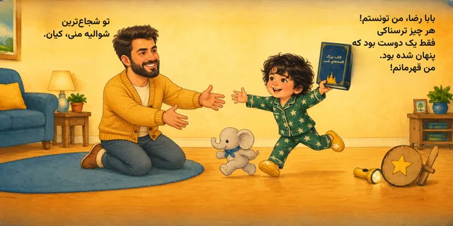 Sample page from Understanding the Fear of the Dark at Bedtime