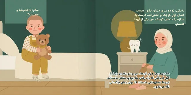 Sample page from Understanding Teeth and How to Look After Them